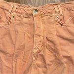 Pilcro Anthropologie  Pleated‎ Micro Circle Soft Denim Mini Skirt Pink Rose Sz 10 Photo 6