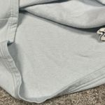 Wanakome  Cropped Hoodie Womens Large Blue Hooded Pullover Sweatshirt *FLAW* Photo 10