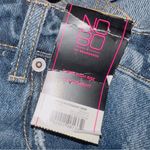 No Boundaries NWT  Medium Wash Denim Super High Rise Slim Straight Crop Jeans 11 Photo 4