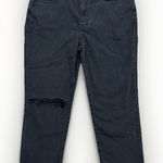 Madewell NWT  The Girl Jean Straight Leg Black Denim‎ Jeans Women's Size W 32 Photo 0