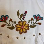 Back in the Saddle White Denim Jacket | Western Fringe Boho Cowgirl Chic Medium Photo 6