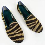 Rothy's  The Loafer Flats Womens 8.5 Chai Brown  Zebra Stripe Print Knit Shoes Photo 0