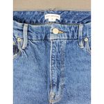 Good American New Good Classic Crop Raw Hem Slim Blue940 Sz 15 Juniors 28 Inseam Photo 2