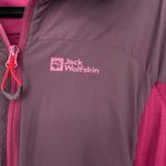 Jack Wolfskin Womens Color Block Purple Hooded Zip Photo 2