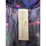 Amanda Uprichard  Women's S Purple V-Neck Long Sleeve Dress Casual Photo 6