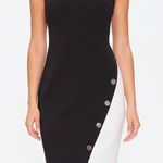Tommy Hilfiger  Asymmetrical Black and White Dress Photo 0