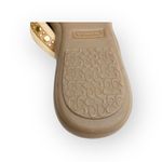 Coach Deadstock: new  ❃ Kelby Flower Hardware Thong Sandal ❃ Latte Leather ❃ 8.5 Photo 10