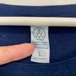 Alternative Apparel Earth Women’s Short Sleeve Crewneck Tee Shirt Blue L NWOT Photo 3