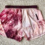 Nike Women’s Dri-Fit Repel Trail Running Shorts 3” Red/Peach Tie Dye Size Medium Photo 6