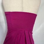 Fossil Y2K  Strapless Midi Dress Size XS Fuchsia Minimalist Clean Girl Midi Photo 7