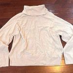 Banana Republic oatmeal turtleneck crop sweater size medium Photo 0