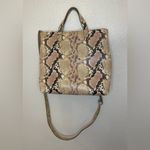 Madewell  NWT Women’s The ZiP Transport Crossbody Snake‎ Embossed Leather Edition Photo 3