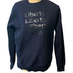 Liberty Crew Neck sweatshirt Blue Photo 0