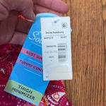 SWIM SOLUTIONS‎ Tummy Control Bow Front Swim Dress Swimsuit Pink Size 8 Photo 5