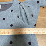 ARABELLA ADDISON gray merlot polka dot Ponte knit pullover sweater Plus 1x Photo 4