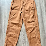 A New Day High Rise Straight Hip & Thigh Copper Brown Pants Size 10 Photo 0