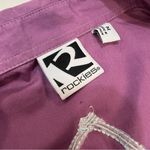 Vintage Rockies Sleeveless Purple Western Embroidered Button Up Blouse (M) EUC Pink Size M Photo 3