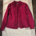 Spense Long Sleeve Magenta Ruffle Lined Blazer S Corporate Siren Dopamine Barbie Pink Photo 4