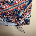 Ruby Rd . Large Boho Southwestern Studded Collar 3/4 Sleeve Blouse Photo 5