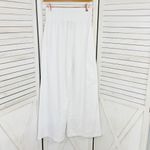 ASOS Collusion 90s Dad Wide Leg Jogger Pants White 6 High Waist Front Seam Photo 2