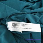Eloquii Knot Front Pleated Skirt Dress in teal, size 16 Photo 15