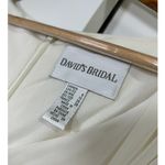 David's Bridal David’s Bridal Ivory Ruffle Gown Size 8 Chiffon Formal Wedding Guest‎ Dress Photo 8