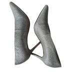Vince Camuto  Pointed Toe Silver‎ Glitter High Heel Shoes Ankia Women's Size 8.5 Photo 6