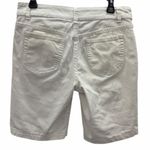 Chico's  Platinum Denim White Bermuda Shorts 0.5 or Size 6 Photo 3