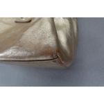 KATE‎ SPADE Gold Pebbled Leather Bexley Stevie Satchel Shoulder Bag Turn Lock Photo 3