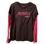 Women's Breast Cancer Awareness Shirt Size XL “Susan G. Komen Fearless” Photo 0