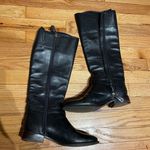 Tory Burch Winter boots tall zip riding Whimsygoth Vintage Winter boots tall zip riding leather strap detail equestrian Photo 1