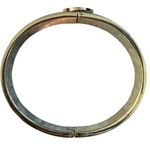 Spartina 449  Daufuskie Island hinged bangle bracelet Gold Black White Red Photo 3