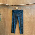 Gold Sheep  green leopard print side stripe cropped pant  Photo 1