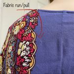 Free People  Ruffle Floral Tunic Top S Photo 7