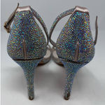 David's Bridal DB Studio  Franka‎ Silver Sparkle High Heel Size 10M 4" Heel Photo 3