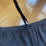 Johnny Was  WIDE LEG 100% SILK CROP PANTS WITH DRAWSTRING GREY SZ XL Photo 14