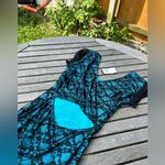 Planet Gold  blue black lace dress nwt size large Whimsygoth fall date‎ night Photo 5