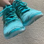 Nike  Free RN Flyknit Textured Sneakers Teal 831070-307 Women’s Size 8.5 Like New Photo 10