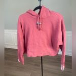 Adidas Originals Pink‎ Waist Length Cropped Hoodie Pink Size L Photo 2