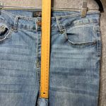 Ci Sono  Jeans‎ 15/32 High Rise Distressed Raw Hem Ankle Skinny Medium Wash Denim Photo 4