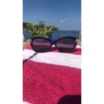 Isaac Mizrahi  IM2 90 Cat Eye Sunglasses 50 20 140mm Purple Full Rim Photo 3