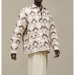 UGG  Sun Shirt Jacket ButtonUp Unisex Medium Pink Tan Cozy Chunky Oversized New Photo 14