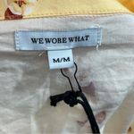 We Wore What NWT Bisou Floral Crop Top Yellow Size MEDIUM Photo 5