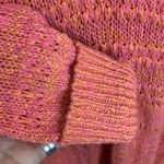 Free People  Hot Tropics Crochet V Neck BOHO Sweater Paloma Combo New W-343 Sz S Photo 4