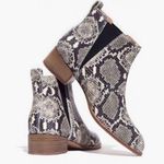 Madewell NEW IN BOX Carina Snakeskin Booties Photo 0