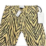 Current/Elliott  The Ruby Crop Ankle Jeans in Natural Zebra Photo 5