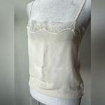 Maje  Cream Lace and Silk Cami Top Photo 1