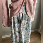 Vintage Classic Directions Pastel Floral Pleated Midi Skirt M Photo 9