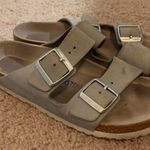 Birkenstock Blue Suede  Sandals Photo 0