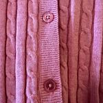Talbots Pink Cardigan Sweater Large Weave Style NWOT Women’s Size Small Photo 5